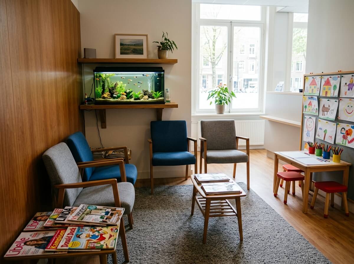 Wachtkamer met planten